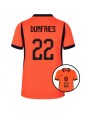 Billige Nederland Denzel Dumfries #22 Hjemmedrakt Dame VM 2026 Kortermet